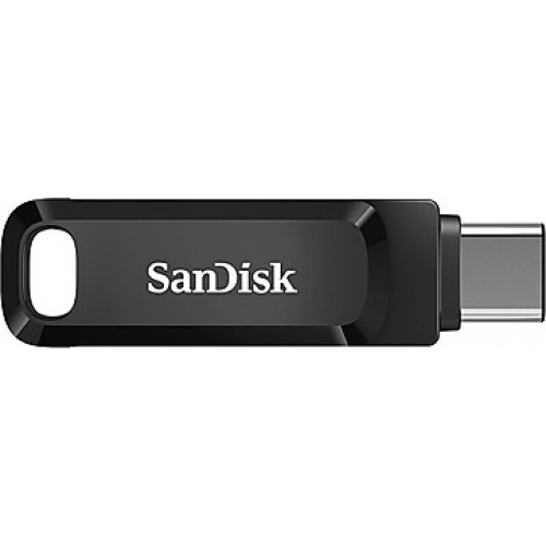 SanDisk 64GB Ultra Dual Drive Go USB Type-C Flash Drive( Black)